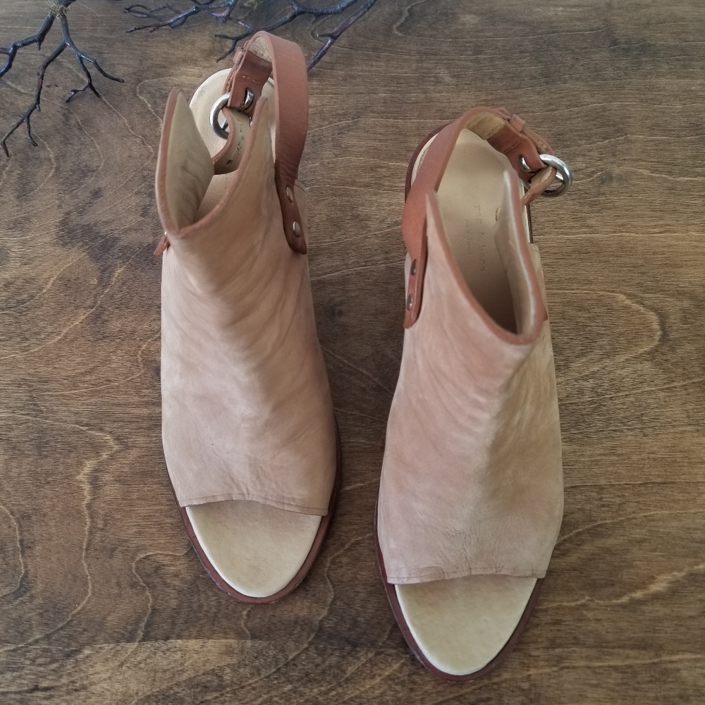 Rag & Bone - Wyatt Camel Open Toe Heel Sandals - image 4